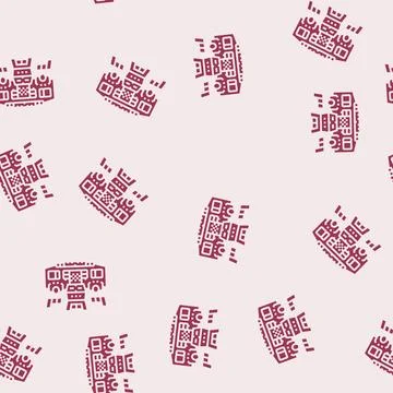 Avionics systems aeronautical engineer glyph seamless pattern Stock Illustration