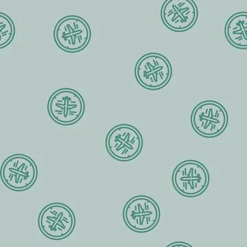 Avionics systems aeronautical engineer line vector seamless pattern Stock Illustration