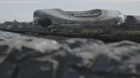 Aviva Stadium in Dublin Stock Footage 99354981