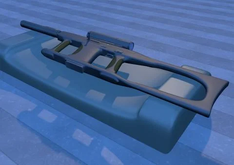 AVN 2 rifle Stock Illustration