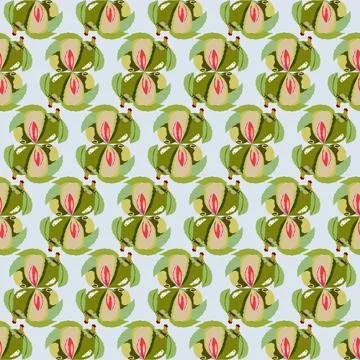 Avocado abstraction Stock Illustration