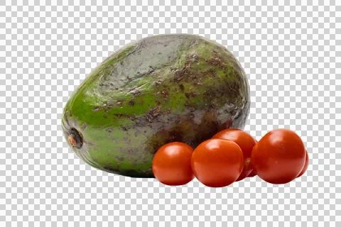Avocado and cherry tomatoes offering fresh healthy food Stock Photos