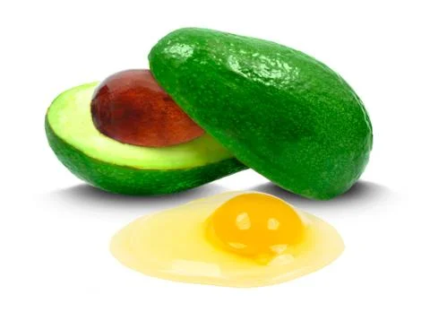 Avocado and egg Stock Photos