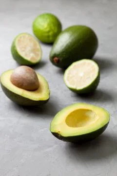 Avocado and lime Stock Photos