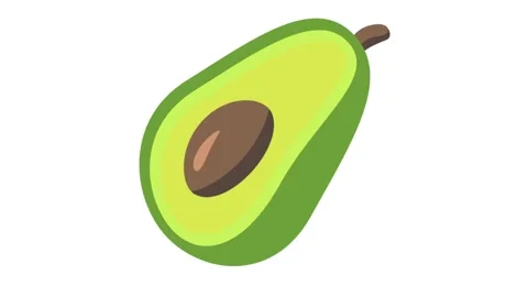 AVOCADO ANIMATION Video stock 249268506