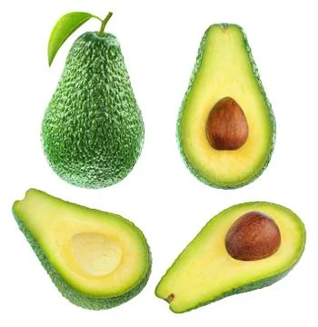 Avocado collection Stock Photos