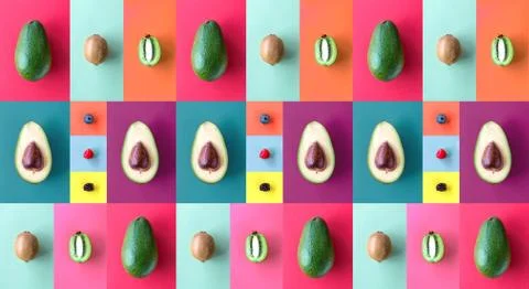Avocado crazy fun. Stock Photos