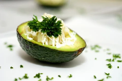 Avocado dessert Stock Photos