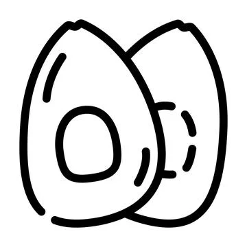 Avocado food line icon vector illustration Stock Illustration