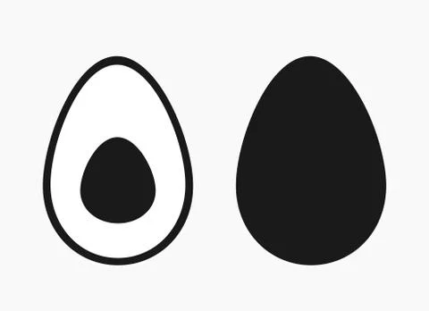Avocado fruit icon. Vector illustration Stock Illustration