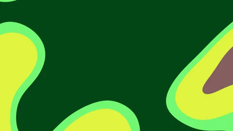 Avocado green abstract liquid seamless loop background Stock Footage 334020526