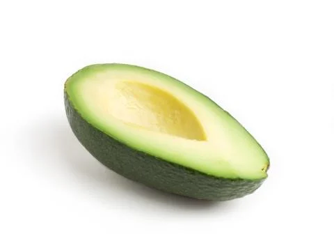 Avocado half Stockfoto's