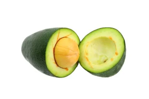 Avocado halfs Stock Photos