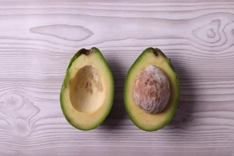 Avocado halves Foto stock