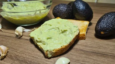 Avocado hummus Stock Photos