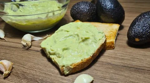 Avocado hummus Stock Photos