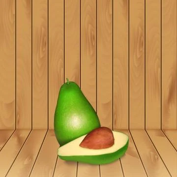 Avocado Stock Illustration
