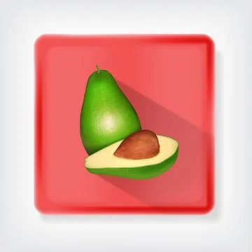 Avocado Stock Illustration