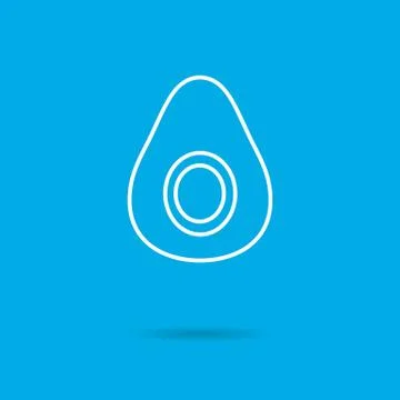 Avocado 스톡 일러스트