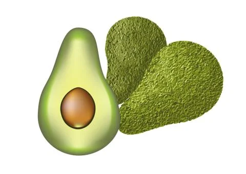 Avocado Stock Illustration