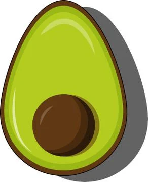 Avocado Stock Illustration