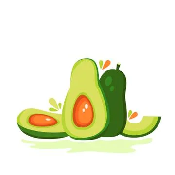 Avocado Illustrazione stock