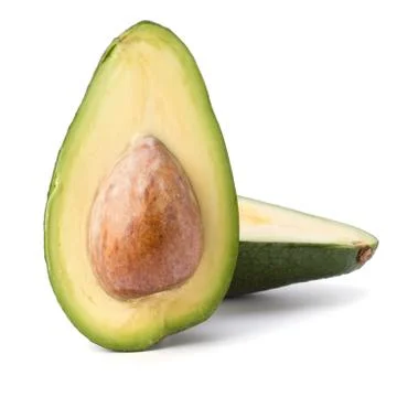 Avocado isolated on white background Stock Photos