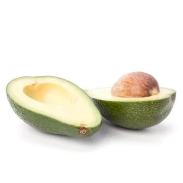 Avocado isolated on white background Stock Photos