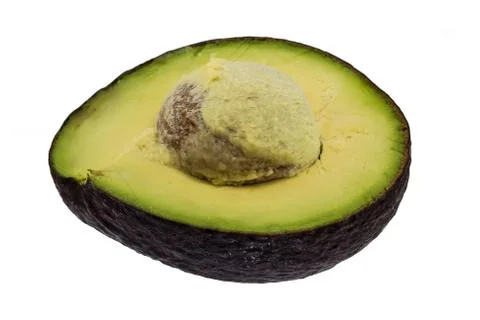 Avocado isolated on white background Stock Photos