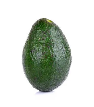 Avocado isolated on the white background Stock Photos