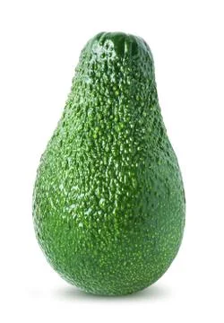Avocado isolated on white background Stock Photos