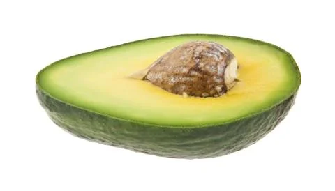 Avocado isolated on white background Stock Photos
