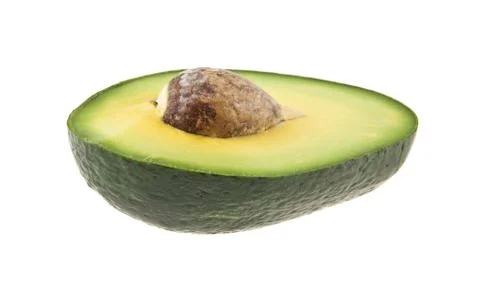 Avocado isolated on white background Stock Photos