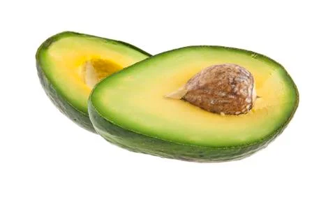 Avocado isolated on white background Stock Photos