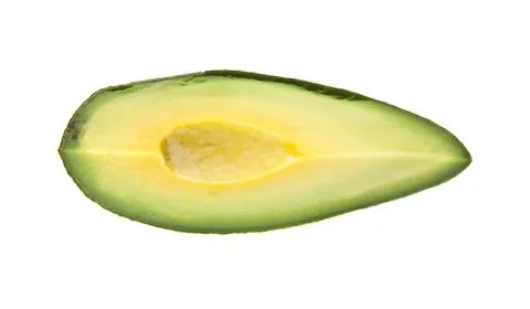 Avocado isolated on white background Stock Photos