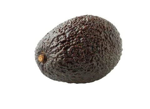 Avocado isolated on white background. Stock Photos