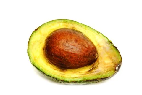 Avocado isolated on white background Stock Photos