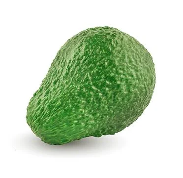 Avocado isolated on white background Stock Photos