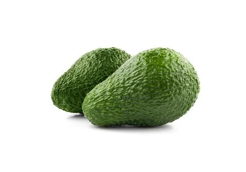 Avocado isolated on white background Stock Photos
