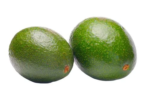 Avocado isolated on white background Stock Photos
