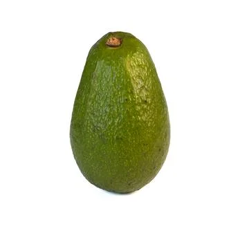 Avocado isolated on white background. Stock Photos