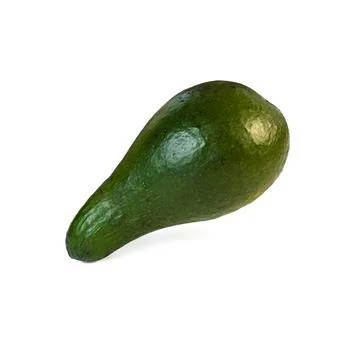 Avocado isolated on white background. Stock Photos