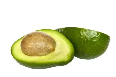 Avocado isolated on white background without shadow Stock-Fotos