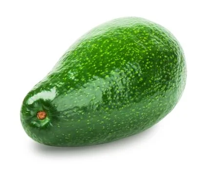Avocado isolated on white Stock Photos