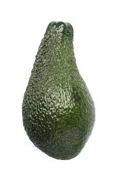Avocado isolated on white Stock Photos