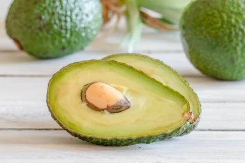 Avocado in a kitchen Stock Photos