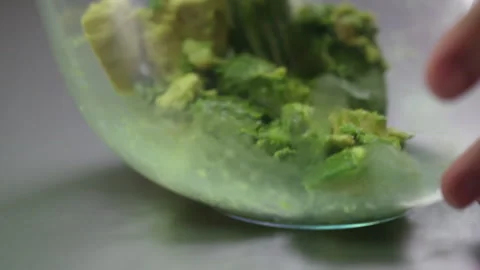 Avocado mash 2 Stock Footage 281094771