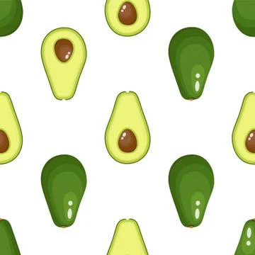 Avocado pattern seamless Stock-Illustration