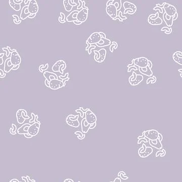 Avocado peel cut slice line seamless pattern Stock Illustration