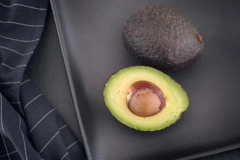 Avocado in a plate Stock Photos